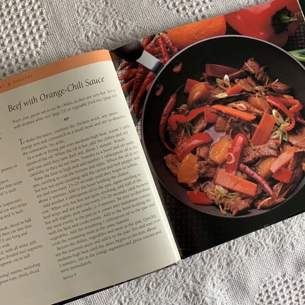 Williams–Sonoma Kitchen Library Pasta/Stir-fry hardcover cookbooks set of 2